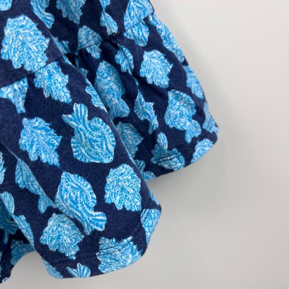 Lilly Pulitzer Girls Mini Jodee Dress Low Tide Navy Any Fin For You XS 2-3 - Picture 3 of 5